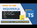 TypeScript Meets Inquirer js A Hands-On Tutorial for Building Interactive CLI Experiences