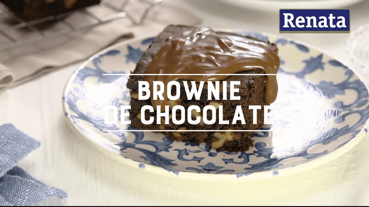 RECEITA DE BROWNIE DE CHOCOLATE