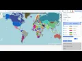 Interactive World map fully customizable integrate on any website
