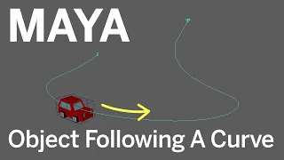 Maya Make Objects follow a Curve