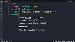 Python - Handling Exceptions By Mosh Hamedani