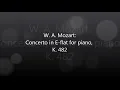 Mozart - Piano Concerto No. 22 in E flat, K. 482 [complete]