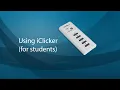 Using iClicker for students