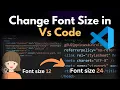 How to Change Font Size in VS Code Increase Font Size in VS Code