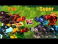 PVZ 1 Fusion 3.1 Challenge!! Team Pea VS Team Super Pea VS 300 Obsidian Gargantuar - Who Will Win?
