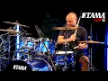 Lagu Peter Szendöfi Playing Starclassic Walnut Birch at the TAMA Japan Factory