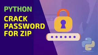 How to crack a password for zip file - Python Trick