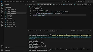 Python programming module 2 - 3 While loops 3