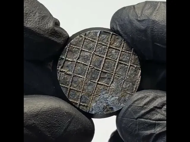 Concrete 42 - Textured Round bases set (11 pcs. 25–160mm) video thumbnail