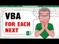 Excel FOR EACH NEXT VBA Looping and the IF THEN ELSE Structure