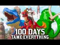 Download Lagu I Spent 100 Days Taming Every Creature in Ark... Here's What Happened