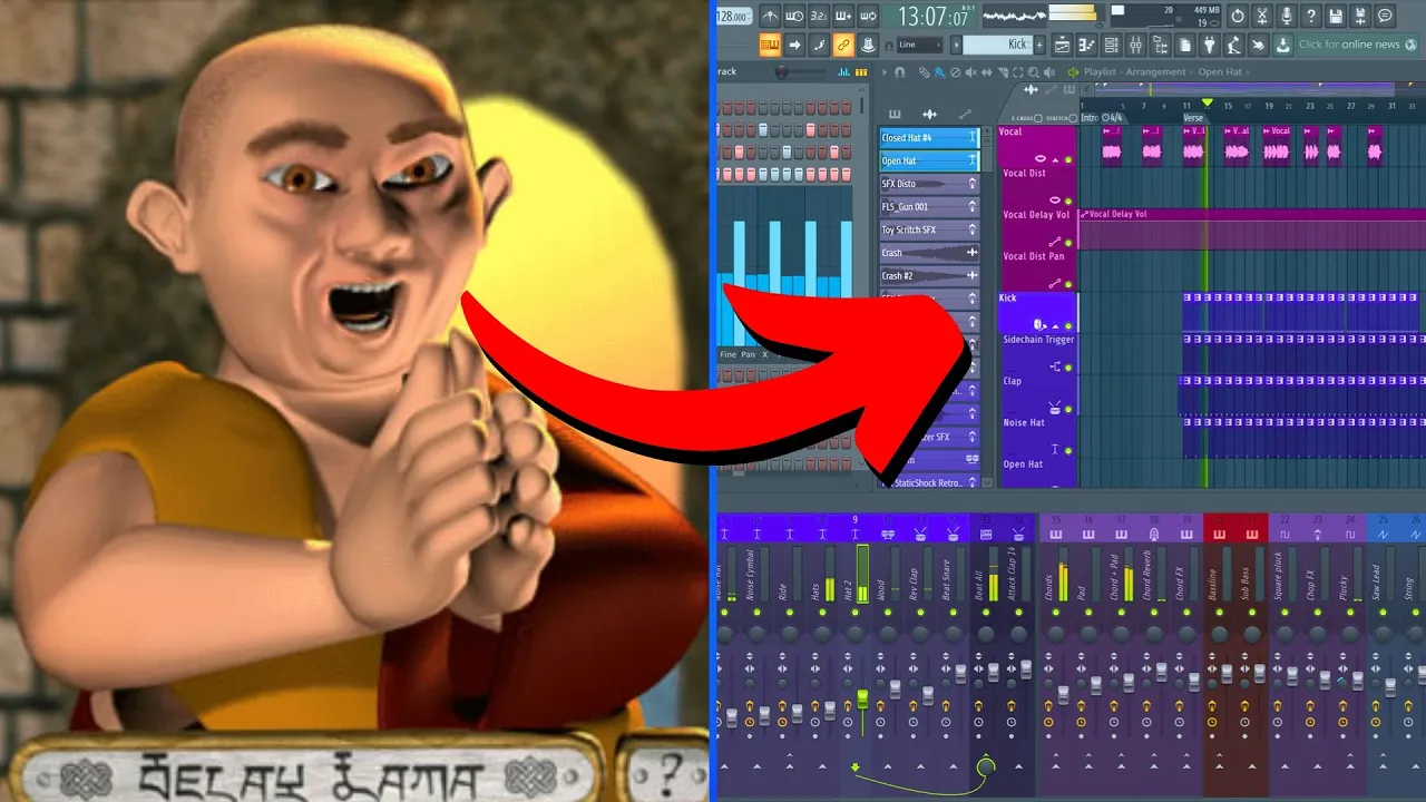 😰Usé el PEOR SYNTH del mundo para hacer musica (Pasó esto) | Delay Lama Tutorial