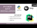 MAKE FIRST ANDROID APP WITH PYTHON