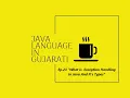 What is Exception Handling in Java And It s Types in Gujarati Exception Handling Java Beginner