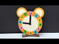 Lagu How to make cardboard table clock | DIY clock with cardboard | Cardboard project