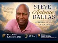 Steve Antonio Dallas Thanksgiving Service