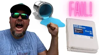 Worst Painters Drop cloth Ever