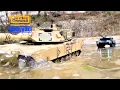 RC TANK Heng Long M1A2 Abrams VS Leopard 2A6 Operation Ice Valley