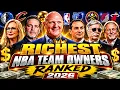 NBA Owners Ranked by Net Worth The Richest Owners in 2026