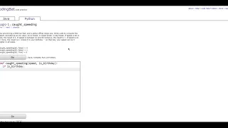 Logic-1 caught - speeding Python Tutorial codingbat com