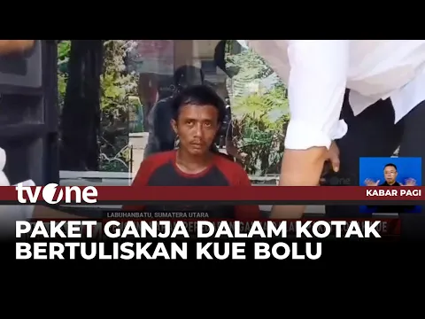 Pengungkapan Peredaran Ganja Dalam Paket Kotak Kue di Labuhanbatu