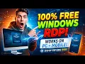 How to Create a FREE Windows RDP in 2026 100 Working