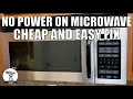 Easy Fix Microwave Won t Turn On - No Power on Microwave