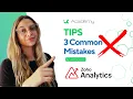 3 Common Mistakes in Zoho Analytics and How to Avoid Them Tips for Effective Reporting