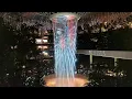 [East Trail View] Singapore JEWEL Changi Airport HSBC Rain Vortex Lights And Sounds Show [8 pm]