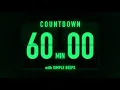 60 Minute Countdown Timer Flip Clock with Simple Beeps