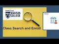 Classes tile - Class Search and Enroll
