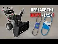 How to Replace Belts on a Snowblower