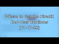 Where to Get the DirectX End-User Runtimes 11-17-22
