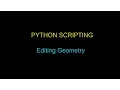 Editing geometry through Python Scripting in modo