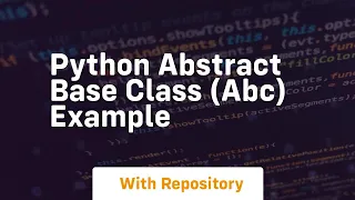 Python abstract base class abc example