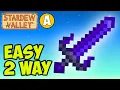 Stardew Valley how to get GALAXY SWORD 2 WAYS Stardew Valley galaxy sword
