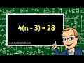 Solving Equations with Distributive Property Expressions Equations Grade 8