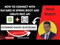 How to connect Mysql using Spring boot Java and also create table in database tutorial REST API