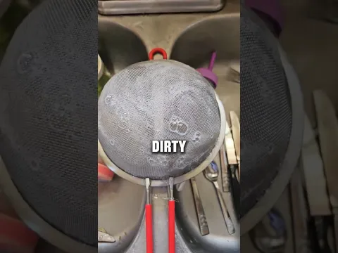 Dirty Strainer Life Hack 🤯