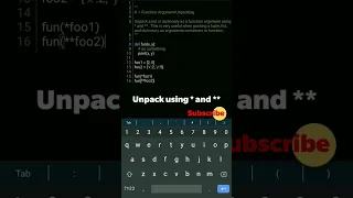 How to unpack list or dictionary using function argument