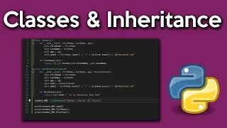 Python Tutorial 5 - Classes and Inheritance