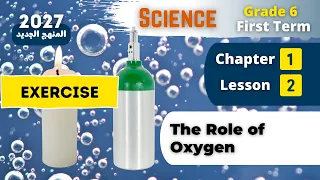 Grade 6 | Science | Exercise |  The Role of Oxygen | Chapter 1 - Lesson 1&2