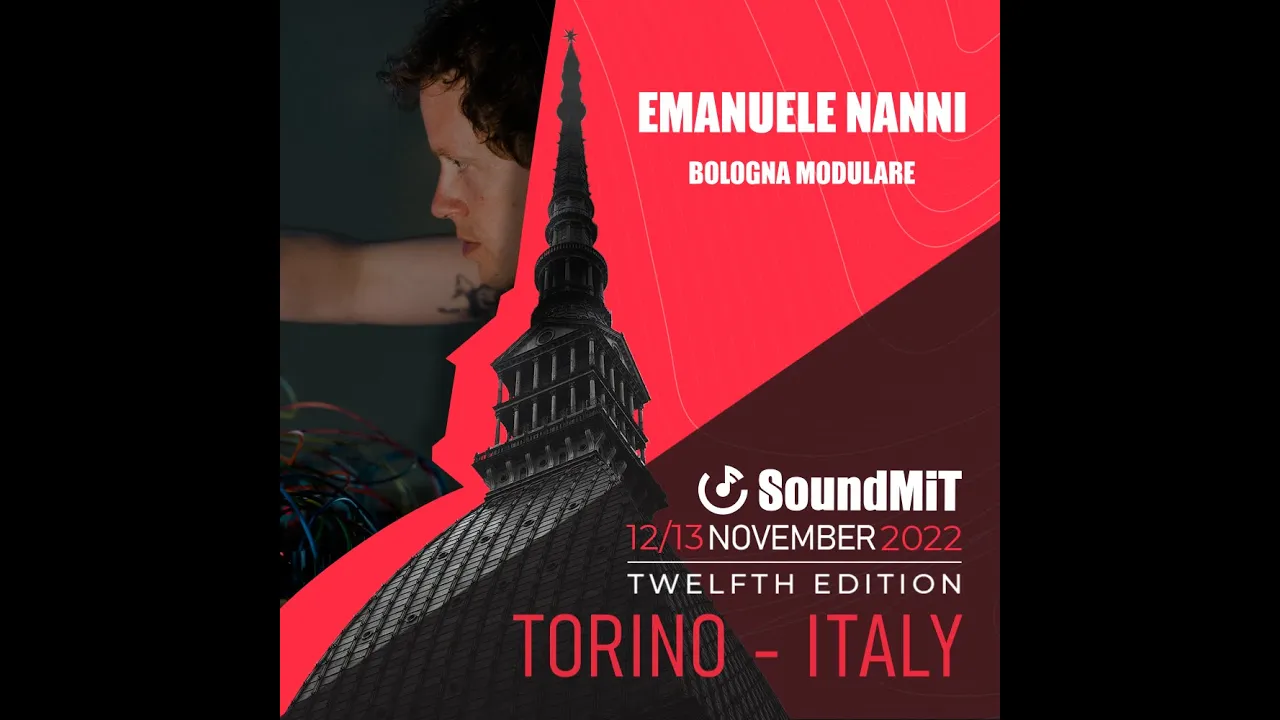 Soundmit 2022 live - Emanuele Nanni - Bologna Modulare