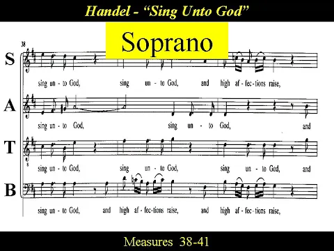 Download MP3 Handel Sing Unto God Soprano Score