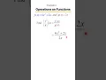 Performing Operations on Functions Add Subtract Multiply Divide Functions Ex 4