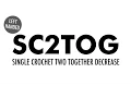 The Single Crochet Two Together Decrease sc2tog Crochet Decrease Left Handed
