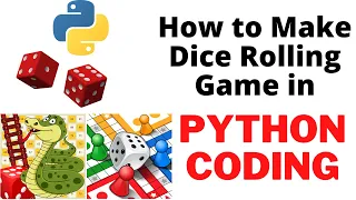 Dice Game in Python Coding - How to make dice rolling in Python