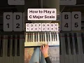 Download Lagu How to play a C Major Scale with my Right Hand #shorts
