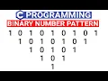 Triangle of Binary Numbers in C C Program to Print Triangle Pattern Using Numbers Patterns in C