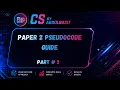 Paper 2 Pseudocode Guide for Exam Prepration Part 3 O Level IGCSE Arrays